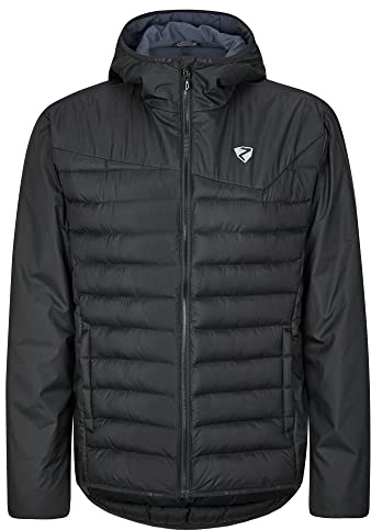 Ziener Herren NANTANO Wärme-Jacke Outdoor/Skitour | winddicht, Wolle, PFC frei, black, 54