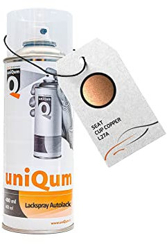 uniQum Autolack Spraydose für SEAT CUP COPPER L27A Autolack Reparatur 400 ml