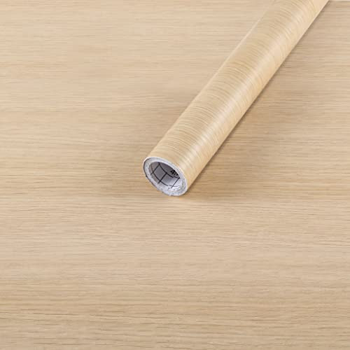 Arthome Oak Wood 42x1000cm Peel and Stick Contact Paper Self-Adhesive Wall Paper, Decorative Vinyl Film for Countertop, Cabinets, Shelf, Drawer Liner,Easy to Clean Removable Wall Covering