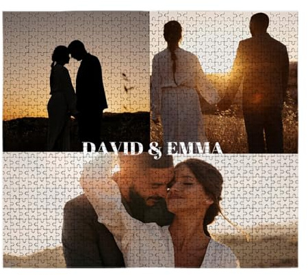 Wanapix | Puzzle Personalisiert mit Foto und Text | 3000 Teiles | Originelles Geschenk | Puzzle Erwachsene | 102,5 x 96,5 cm | Puzzle Gigante