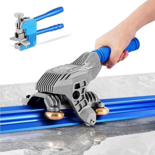 GJBMXSM Manual Tile Cutter, for Large Ceramic Porcelain Tiles Up to 150, Precise Ceramic Tile Cutting Tool, Professional Porcelain Cutter Machine with Double Rails Design,2.3M