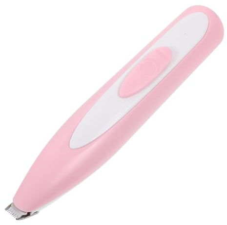 Elektrischer Haarschneidegerät für Haustiere und Katzen, Rosa | Abs Gehäuse, USB Aufladbar, Robust und Tragbar, Leiser Betrieb für Haartrimming und Pflege