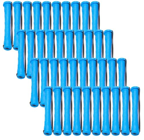 40PCS perm kit,perm rods,curling rods - Pin up Perm Kit - suitable for long and short hair - for both men and women (blue)