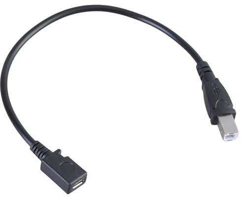 THINCAN 29 cm USB 5 Pin Mujeres a USB B B Cable Adaptador para Impresoras Escáner Teclado Digital Instrumento Electrónico