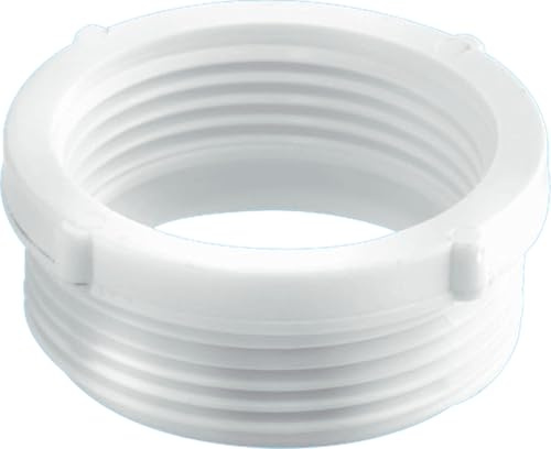 McAlpine Trap Inlet Reducer, 40mm to 32mm Push-Fit Plumbing Adapter, White Plastic, T16-Style Fitting for Sinks and Basins, Leak-Resistant Design