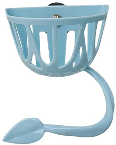 Jaula para loros, comederos de frutas con rosca, columna para pájaros, fácil de usar, herramienta de alimentación interior para exteriores, para colgar con tornillo