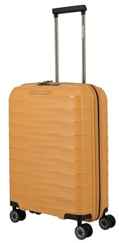 Travelite Handgepäck Koffer MOOBY Größe S, 55x40x20 cm, 2,3 kg, leicht | Hartschalenkoffer aus robustem Material, Trolley klein für Lufthansa, SWISS & Austrian, 4 Doppelrollen, TSA Schloss, 39 l