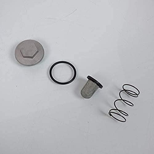 one by Camamoto cod 77255050 tappo di scarico olio motore completo di o-ring - molla e filtrino per honda sh 125/150 - kymco -piaggio zip 50cc 4 tempi