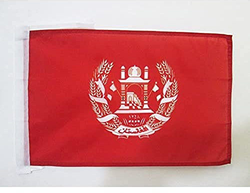AZ FLAG - Flagge Königliche Standarte Von Afghanistan 1931-1973 - 45x30 cm Mit Kordel - Afghanische Fahne 30 x 45 Cm - Flaggen