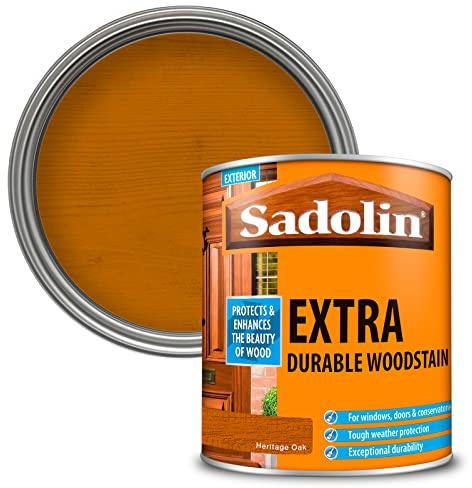 Sadolin Extra Durable Woodstain - Heritage Oak - 1L