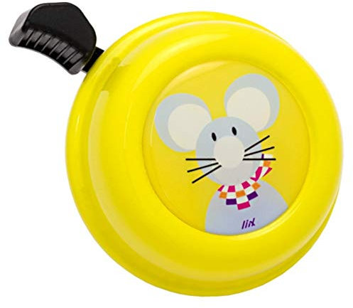 Liix Fahrradklingel Colour Bell, Maus Gelb, LiixBell