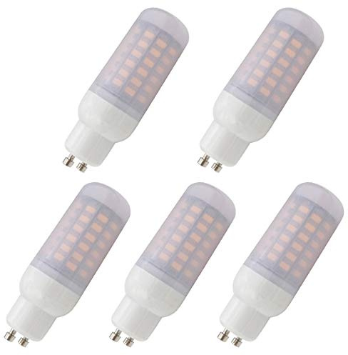 Aoxdi 5 Stück GU10 LED Birnen 10W, Warmweiß, LED Licht | 69 SMD 5730 LED Leuchtmittel Lampen GU10, AC220-240V