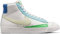 Nike Blazer Mid '77, Scarpa da Skateboard Donna, Sail/Lime Ice/Copa, 41 EU