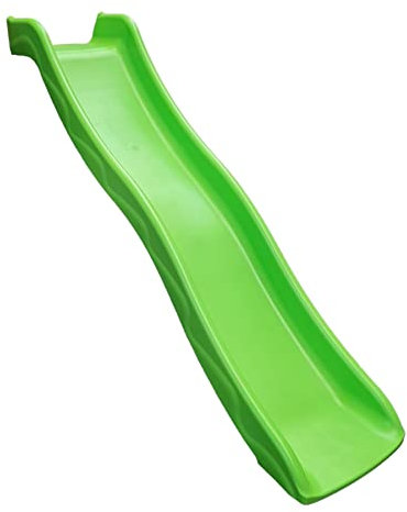 Wellenrutsche 173 cm Anbaurutsche Spielturrm Anbauhöhe 90cm apfelgrün