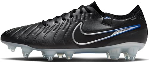 Nike Men's Legend 10 Elite Sg-pro Ac Football Shoe, Black Chrome Hyper Royal, 7 UK