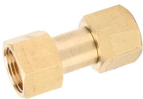 LCCEERD Argon Adattatore CGA-320 a CGA-580, 15MPa Adattatore Raccordo in Ottone per Riduttore di CO2 e Bombola Argon, Argon Adattatore del Regolatore