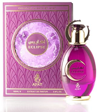 Ayat Perfumes - Perfumes de Mujer 100ml - Perfumes Árabes Mujer - Fragancias Lujosas y Duraderas - Eau de Parfum Femenino para Uso Diario y Ocasiones Especiales (Eclipse)