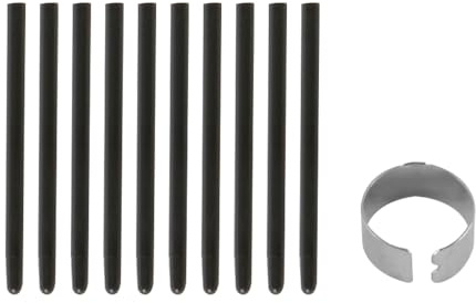 Ieron Lot de 10 Embouts de Rechange pour Stylets pour tablettes Graphiques compatibles avec CTL-471 671 472 672 CTE450 460 660 650 631 et Autres modèles Pointes d'écriture et de Dessin Noires