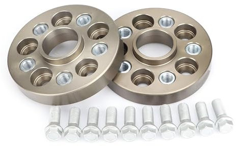 ZCera Spurverbreiterungen Für A4 Für A5 Für A6 Für A7 Für A8 S3 S4 S5 S6 S7 2 Stück 25/30/30mm 7075 Aluminium Legierung Rad Adapter Spacer PCD 5x112 CB = 66,5mm Spurplatten(2Piece 30MM)