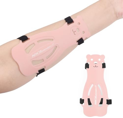 EOU Archery Arm Guards Youth Forearm Guard Wrist Shooting Protector Adjustable 2 Straps, Pink
