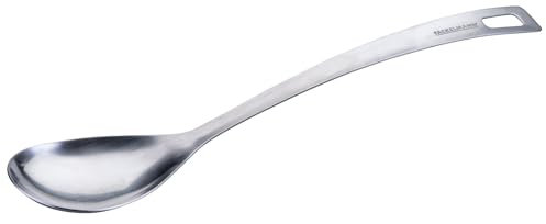 Fackelmann Servierlöffel Essential aus Edelstahl – Ideal zum Portionieren & Servieren von Beilagen, Spülmaschinengeeignet