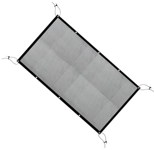 Amesor Barreras para Asientos De Coche para Perros | Divisor Ajustable De Seguridad para Mascotas Entre Asientos | Red de Separación Plegable Resistente, Accesorios Antideslizantes para Conducción