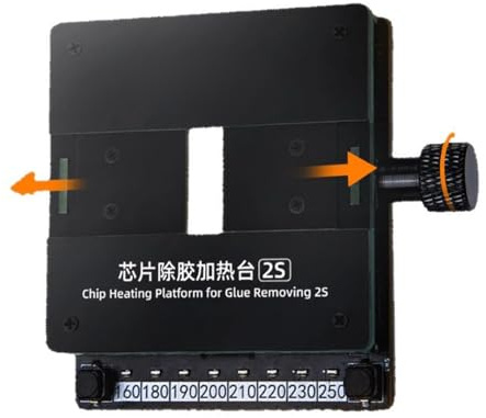 Stazione rilavorazione preriscaldamento Stazione del tavolo riscaldante della piastra saldatura del chip IC del telefono 2S per lo strumento manutenzione mobile per la rimozione del della