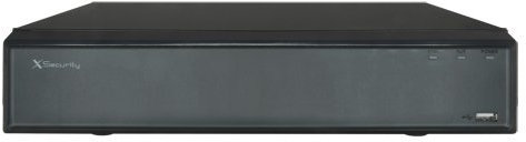 X-SECURITY Grabador NVR para Cámaras IP - 4 CH IP y 4 Puertos PoE - Resolución Máxima Grabación 8 Mpx - Compresión H.265/H.264 - Salida HDMI 4K y VGA - Admite 1 Disco Duro