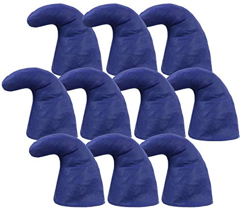 Alsino 10 Zwergenmützen Zwergenmütze für Erwachsene JGA Gruppen Wichtelmütze Zwerg Kostüm Karneval Elfenmütze Zwergen Zipfelmützen (10er Paket)