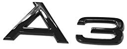 Audi 8Y0071803 Schriftzug A3 schwarz Tuning Exclusive Black Edition Emblem