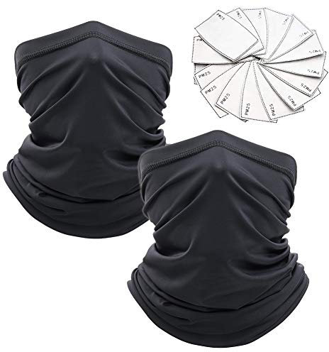 RAVEtone Winter Neck Warmer Gaiter, Multifunctional Face Cover Bandana UV/Dust Protection Windproof Ski Mask Face Cover for Men Women,Neck Gaiter Face Scarf Bandanas for Skiing Running Cycling