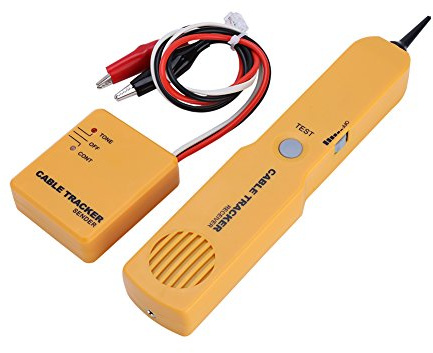 Kabelsucher RJ11 Leitungssuchgerät, Netzwerkkabeltester Toner Wire Tracker Kabeltester Wire Cable Tracker Drahtkreisprüfgerät Tone Line Finder Detector Networking Tool