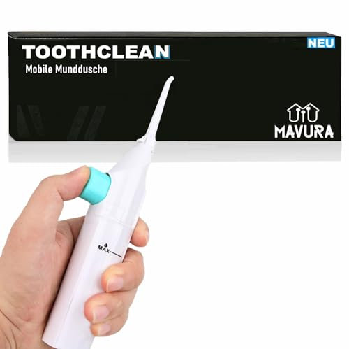 MAVURA PowerFloss Mobile Ducha bucal portátil viaje ducha bucal limpieza suave camping cepillo de dientes inalámbrico