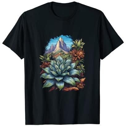 Agave Titanota Royal Agave Kreide Agave Sukkulenten Pflanzen T-Shirt