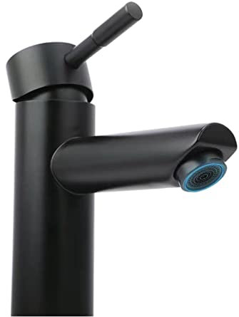 Chrom-Badezimmer-Hahn-Edelstahl-warmes kaltes Wasser-Spülen-Mischbatterie-Farben-Waschtisch-Armaturen Einhand-Armaturen 2234 (Color : Rchrome)