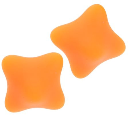 Sosoport 2St Griffball Therapie-Handbälle Handquetschball Fingertrainerball Griffkugel am Handgelenk Massageball Handtrainer für die Therapie Handgreifer-Stärkung Handgriff Kieselgel Orange