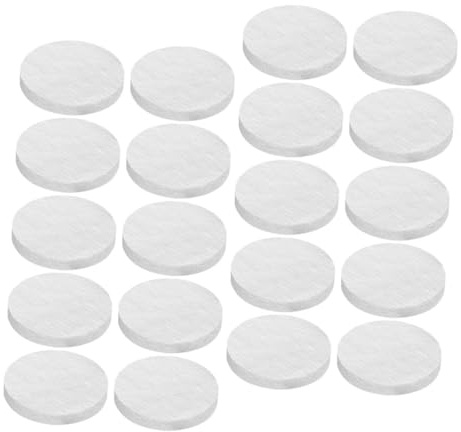 Alipis Tabletop Fire Pit Ceramic Wool Wick Cotton Core 20 Pcs Fire Bowl Pot Sponge Insulation for Bioethanol Fireplace Indoor Outdoor Portable Fire-Pit Replacement Core