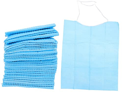 Healeved 120stücke Wasserdichte Lätzchen Aus Pvc Für Erwachsene Praktische Schürzen Zum Mittagessen Einfache Lätzchen Für Senioren Waschen Nötig