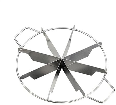 Taglierina per torta di formaggio, strumento per tagliare torte in acciaio inox, stampo rotondo antiaderente per pasticceria, formaggio, pizza, anche per 6/7/8 fette