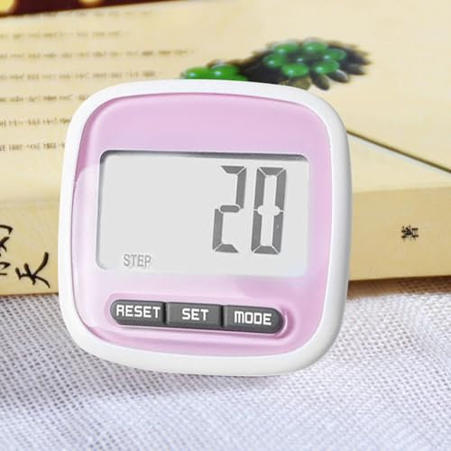 Pedometer Step Counter | Clip On Pedometer | Walking Distance Calorie Counter | Fitness Trackers Step Counter | With Large LCD Display And Clip | For Walking Running