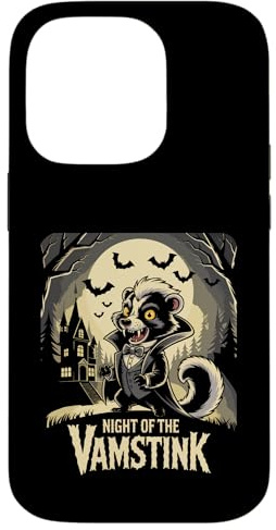 Skunk Puzza Tasso Vampiro Vamstink Halloween Custodia per iPhone 14 Pro