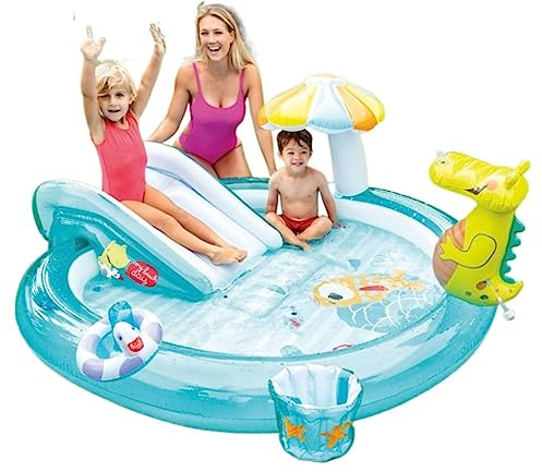 KFGISD, Piscina fuori terra rotonda, piscina gonfiabile spessa, piscina gonfiabile for esterni, piscina estiva for bambini, sport acquatici,Piscine gonfiabili