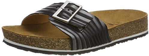 HAFLINGER dam Gina T-spangen sandaler, Svart svart 886-42 EU