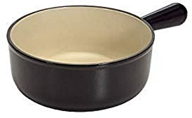 Le Creuset Cazo fondue de hierro fundido, 18 cm, Negro Mate, 20007180002460
