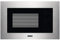 Zanussi ZMSN6DX - Microonde da incasso con grill, 700 W, 6 livelli di potenza, manopola di sbrinamento rapido, pulsante di apertura, telaio integrato, nero/acciaio inossidabile, 20 l