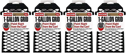 Wooster Brush R008 Snap Screen Bucket Grid, 1 Gal, 9 in L X 5 in W, Polypropylene, Green (Fоur Расk)