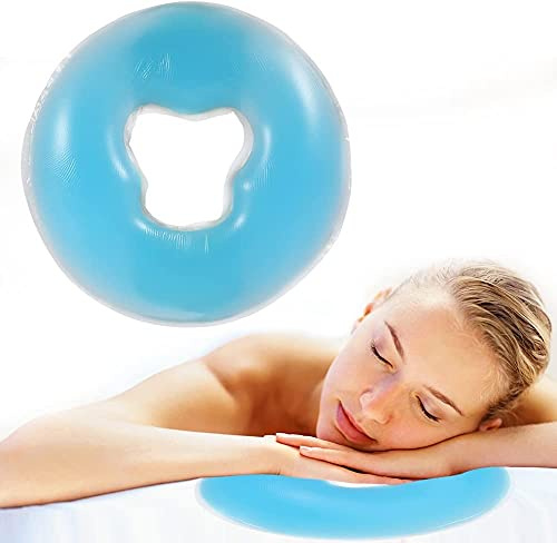 Brrnoo Coussin de Massage en Silicone pour Visage Oreiller Doux Relaxation Spa Repose-tête Soin Beauté Salon