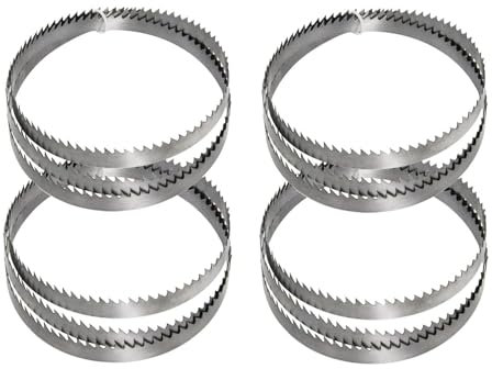 4er Pack Sägeband 1140 x 13 x 0,6 mm edelstahl 14/18zpz für Güde MBS 105 V，Bi-Metall M42 Bandsägeblatt Metallbandsägeblatt