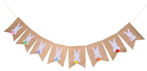 PRETYZOOM Ornament Dekor Wohnkultur osterdeko ideen Frohe Ostern-Banner Ostergirlande Schwalbenschwanz schmücken Requisiten