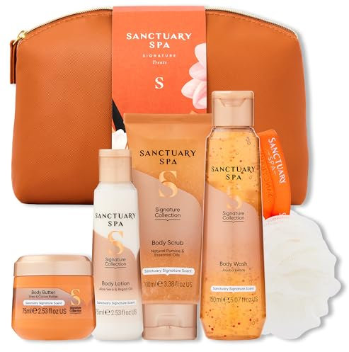 Sanctuary Spa Signature Treats Gift Set, Vegan, Gift For Women, Birthday Gift, Womens Gift Sets, Self Care Gift